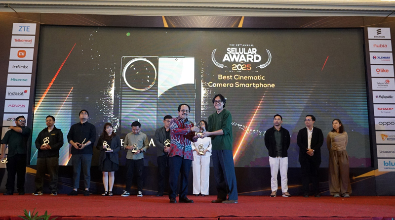インドネシアのSelular AwardでAQUOS R9 proがBest Cinematic Camera Smartphoneに選ばれました！