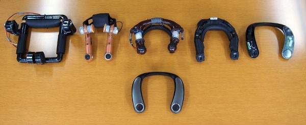 歴代の試作ネックスピーカー