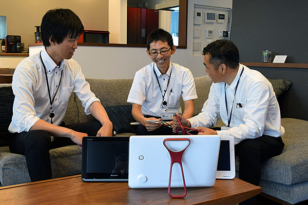 「AQUOSポータブル」の開発者