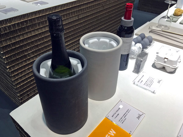 TEKION LAB ボトルクーラー グレー ダイニングのおしゃれインテリア「ボトルクーラー」誕生！珪藻土を用