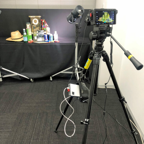 8Kリアルタイム映像伝送のデモの様子